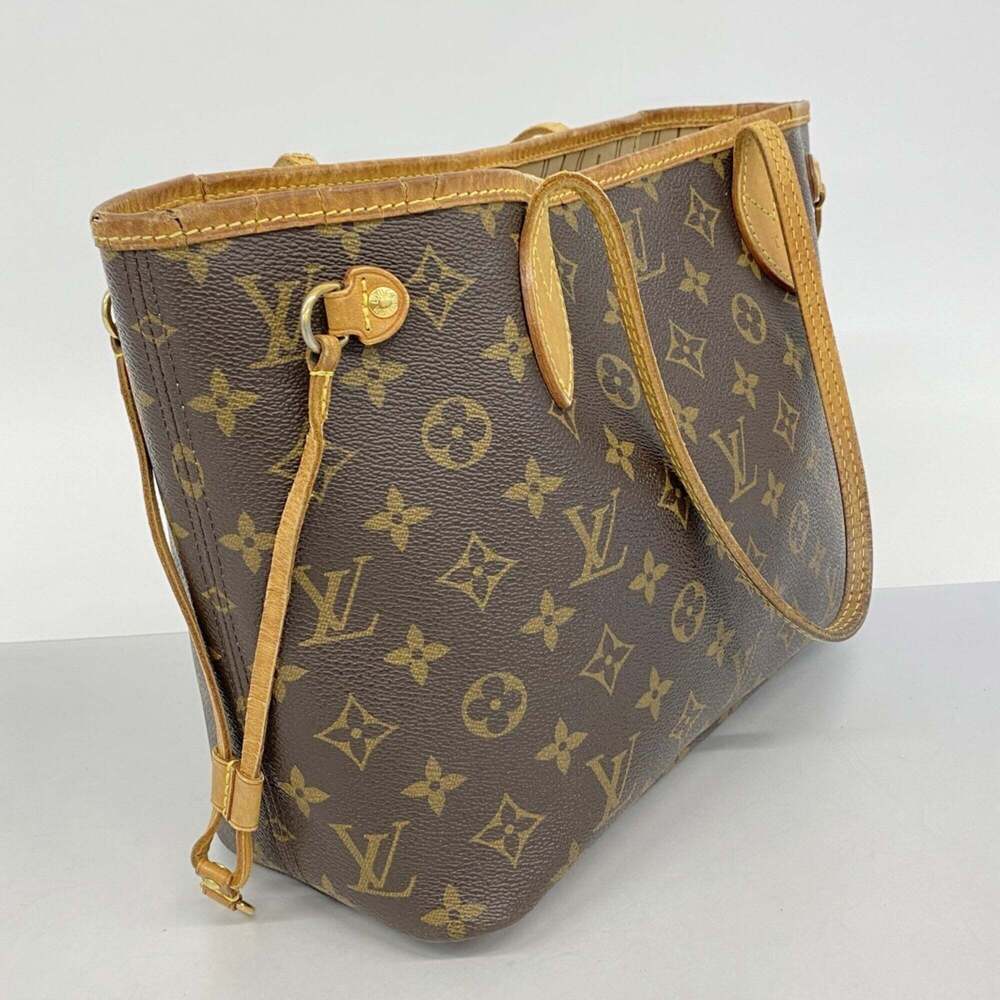LOUIS VUITTON Brown Monogram Neverfull PM Tote Bag - Picture 2 of 12